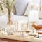 7" Clear Glass Contemporary Candle Holder
